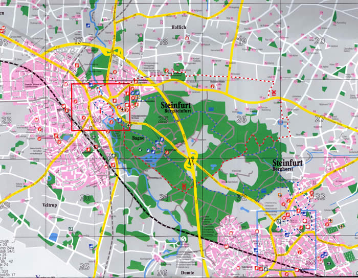 Steinfurter Wanderwege Karte