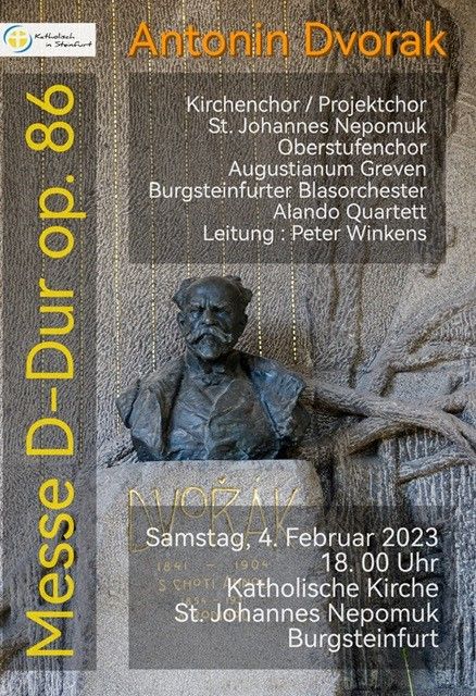 Konzert Antonin Dvorak Messe D-Dur OP 86