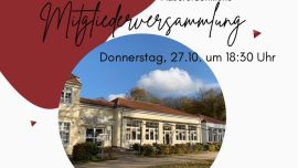 außerordentliche Mitgliederversammtlung