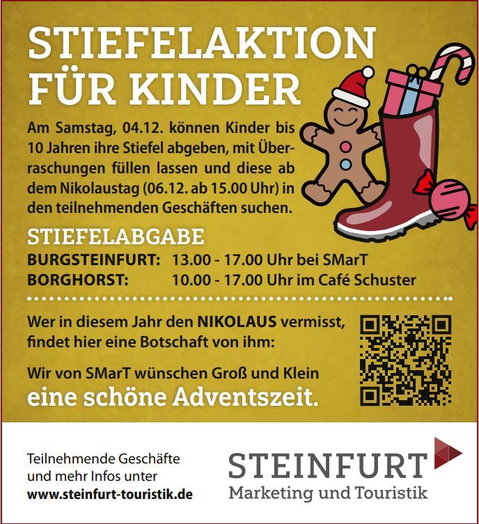 Stiefelaktion für Kinder