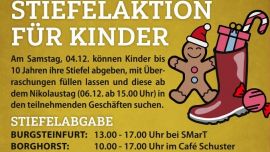 Stiefelaktion für Kinder