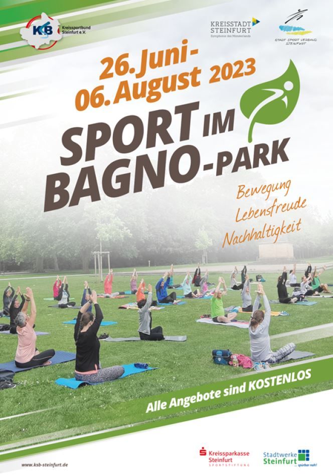 Sport im Bagno-Park: 26.06. - 06.08.2023
